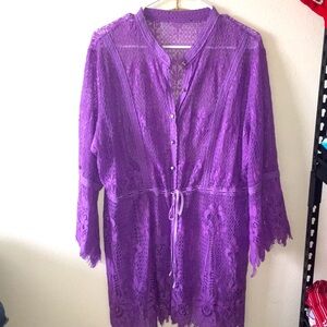 Laced duster